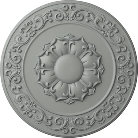 Ekena Millwork Sydney Ceiling Medallion (Fits Canopies up to 5 3/4"), 27 3/4"OD x 2"P, Primed White CM27SY